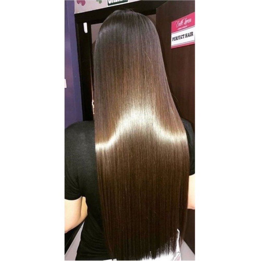 Keratin Brazilian Realingnment straight hair